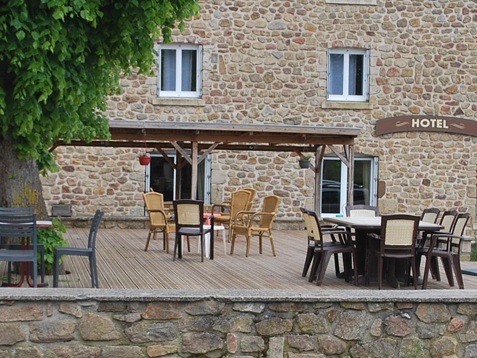 Bellevue-la-Montagne Hotel Des Voyageurs מראה חיצוני תמונה